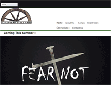Tablet Screenshot of homesteadbible.org